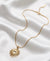 Radiant Sunburst Heart Pendant Celestial Design Necklace