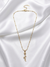 Snack Charm Pendant with Beaded Chain Necklace