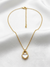 Ethereal Heart Mother-of-Pearl Lock Design Pendant Necklaces